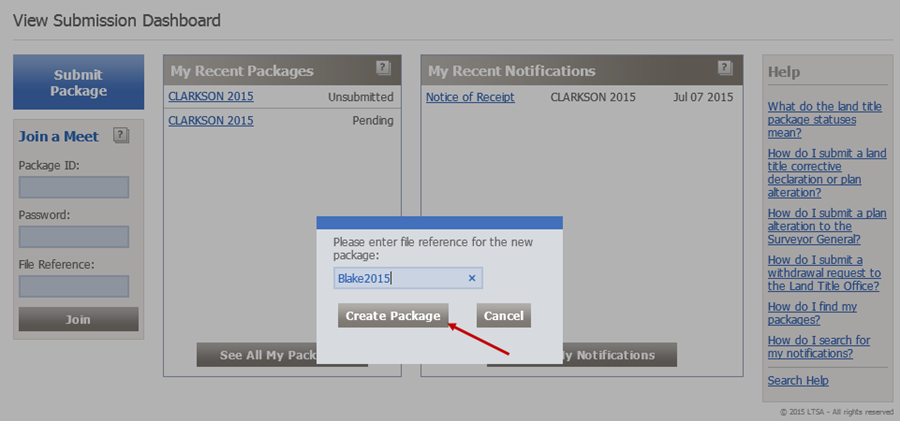 Identify a Package | System Help